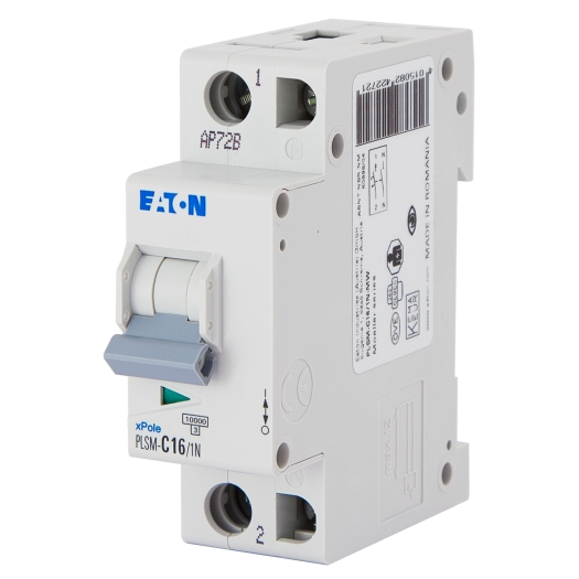 EATON Installatieautomaat C16 1-polig + N 10 kA