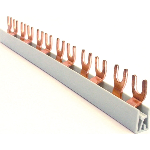 2-fasen vorkrail, L-uitvoering, open 28 x 2 polen, 1016 mm lang