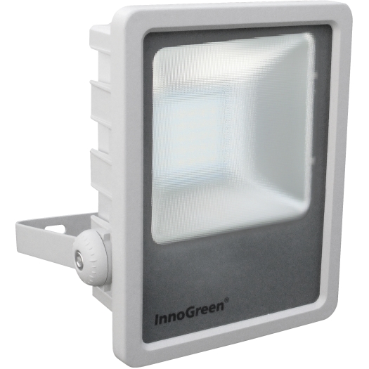 InnoGreen® LED-floodlight CUBIC 2.0 PROLine 50 W grijs warmwit 830