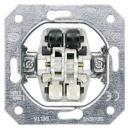 DELTA schakelmateriaal inbouw, serieschakelaar 10A 250V