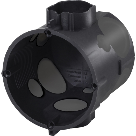 Inbouwdoos Ø 60 mm, winddicht diep