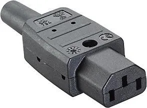 Koud stopcontact nr.794 70 graden zwart