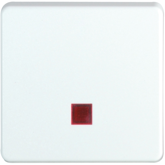 OPUS® AQUA bedieningselementen met rode lens helder wit
