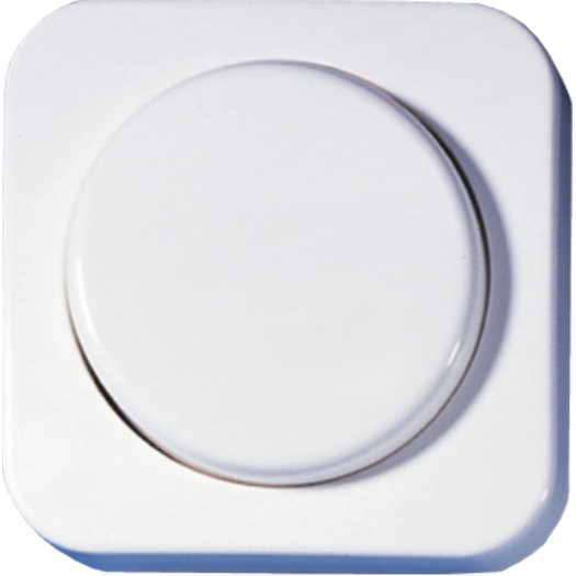 OPUS 1 afdekking voor draaidimmer en potentiometer helder wit