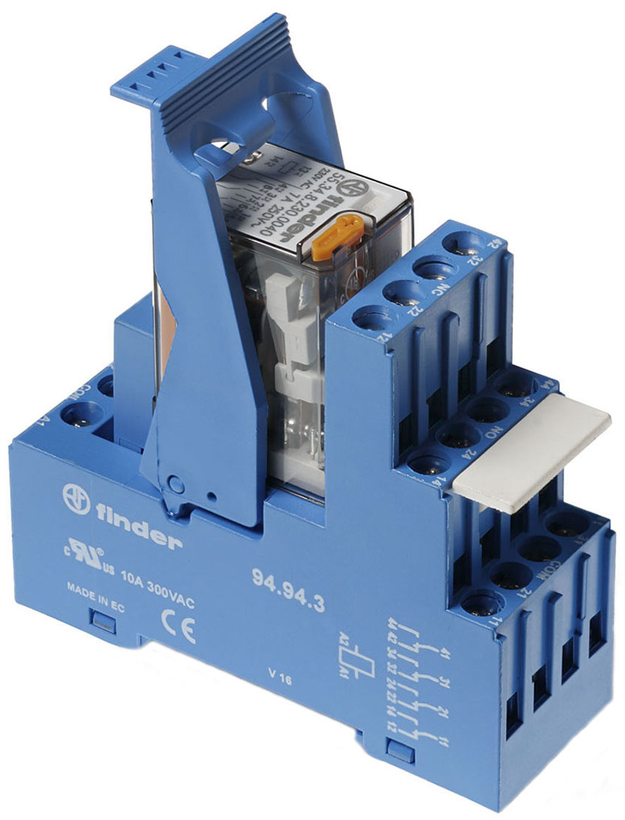 Koppelrelais serie 59 4 wisselcontacten, 230 V AC, 7 A