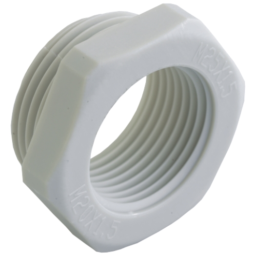 Reductieset M32x1,5 - M20x1,5, lichtgrijs RAL 7035