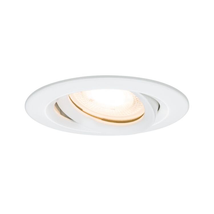Paulmann inbouwspot Nova Plus Ø 93 mm IP65 staal geborsteld