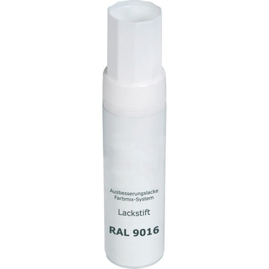 Lakstift met penseel RAL 9016 verkeerswit
