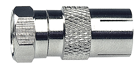 F-IEC-coaxiaal-adapter CFA 1, F-stekker op IEC-coaxkoppeling