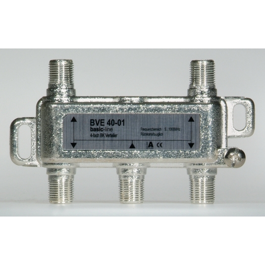 Stamkabelverdeler voor SAT-apparaten basic-line 4-voudig