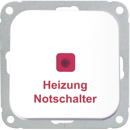 OPUS® 1 verwarming-noodschakelaar helder wit