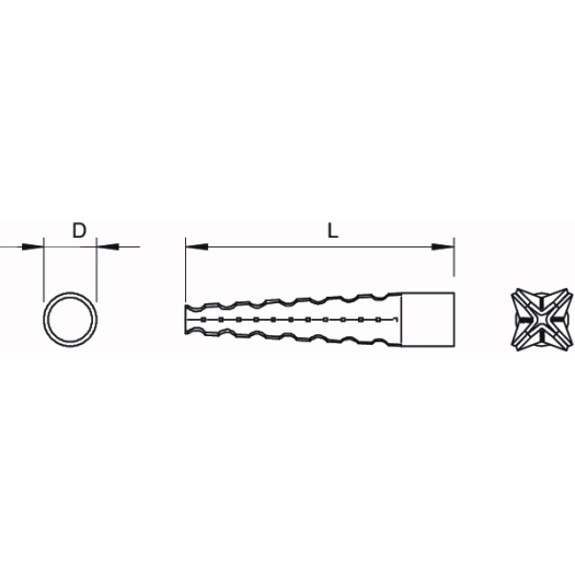 Metalen expansieplug 5x30mm, St, GTP