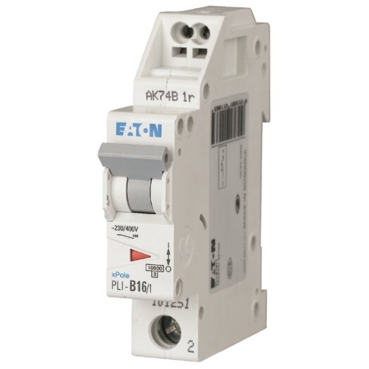 EATON installatieautomaat 1-polig "PLI" B, 16 A