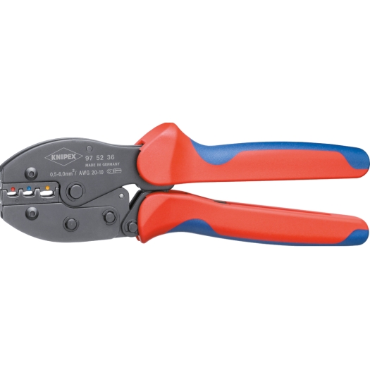 KNIPEX PreciForce® krimptang 0,5 - 6 mm² 0,5 - 6 mm²