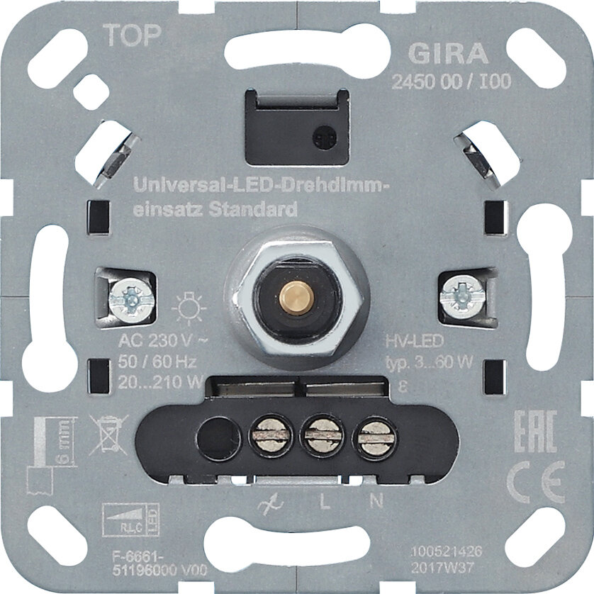 Gira LED dimmer standaard - systeem 3000