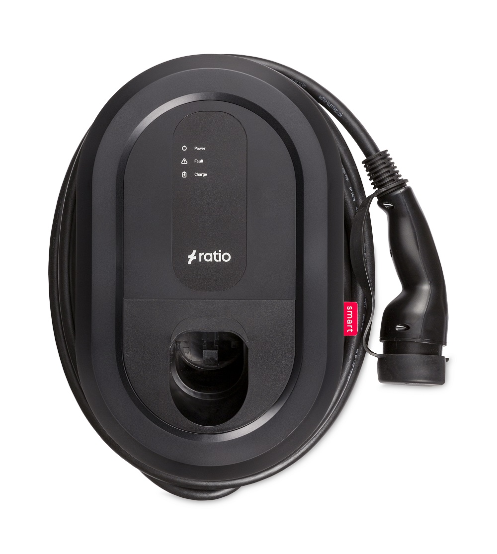 Ratio Smart laadpaal 11 - 22 kW met 5 m laadkabel