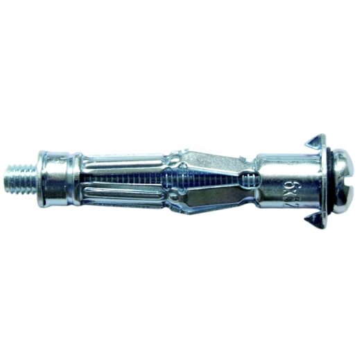 Metalen plug voor spouwmuur plug 6 x 16 mm
