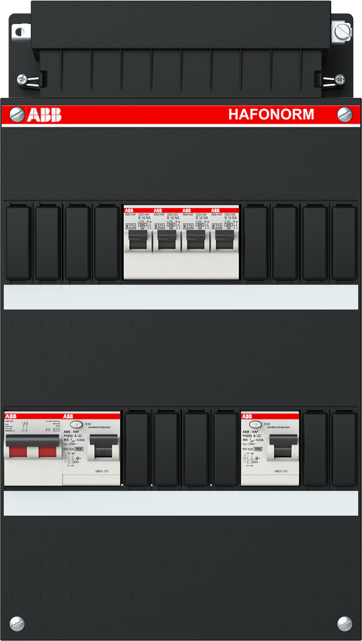 ABB groepenkast Hafonorm 1 fase 4 groeps  - HAD3232-22+H42