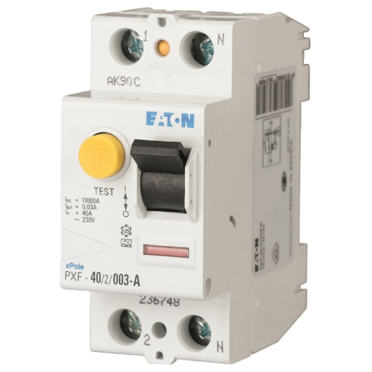 EATON aardlekschakelaar 2-polig 25A, 30mA, "PXF"