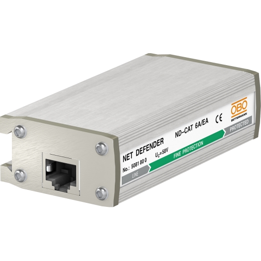 RJ45 overspanningsbeveiligingsmodule "ND-CAT6A/EA"