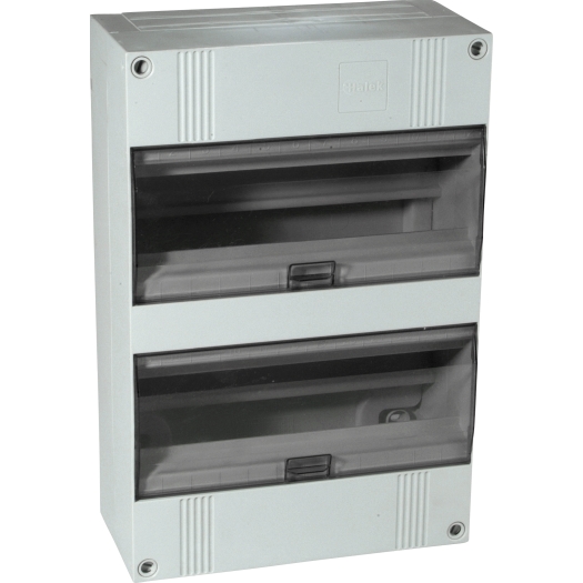 F-tronic opbouwverdeler IP30 2 x 12