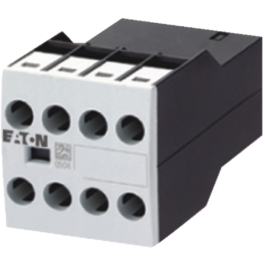 Hulpschakelmodule, 2 NO + 2 NC-contacten, opbouw, schroefaansluiting