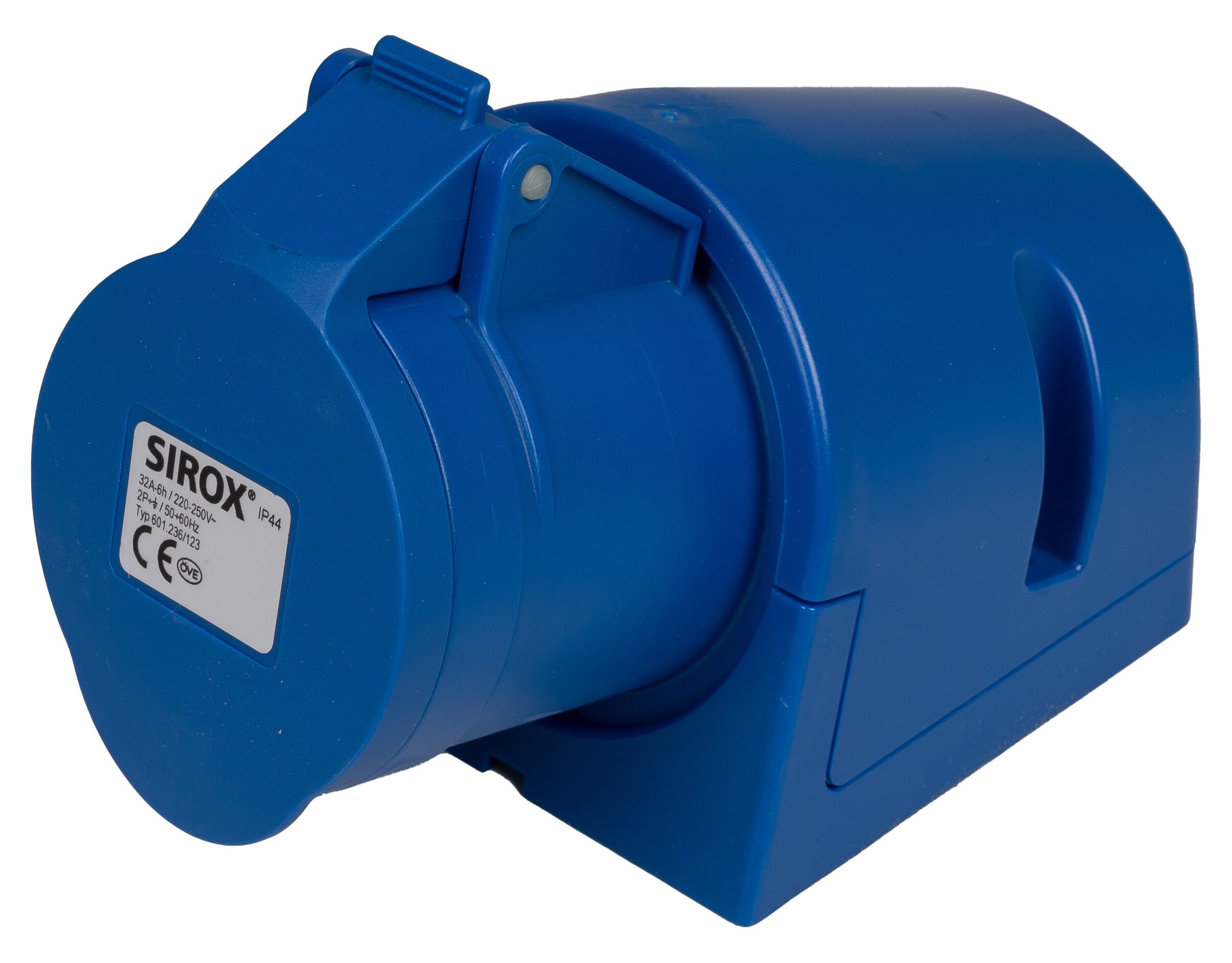SIROX® CEE-wanddoos IP 44, 3-polig, 230 V, 6 h 32 A