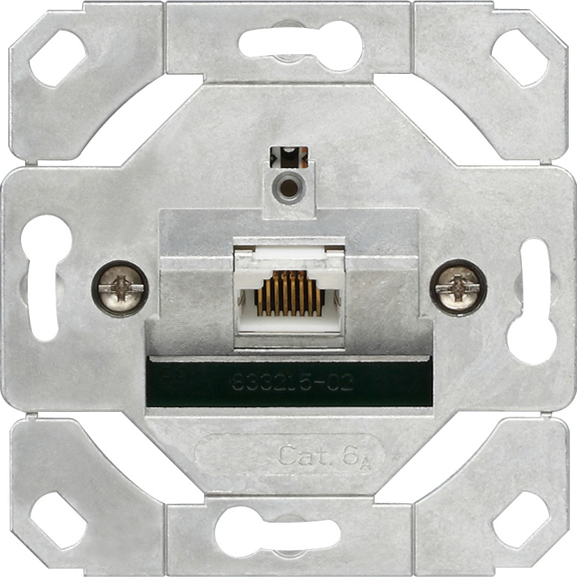 GIRA RJ45 data wandcontactdoos CAT6a 1-voudig (245100)