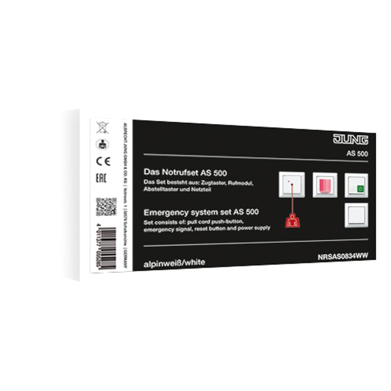 Jung AS500 Miva schakelmateriaal wit
