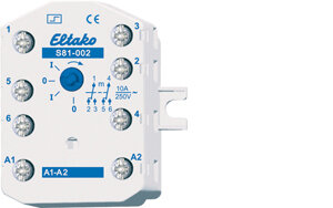 Impulsschakelaar 230V. 2 wisselcontacten 10A/250V AC