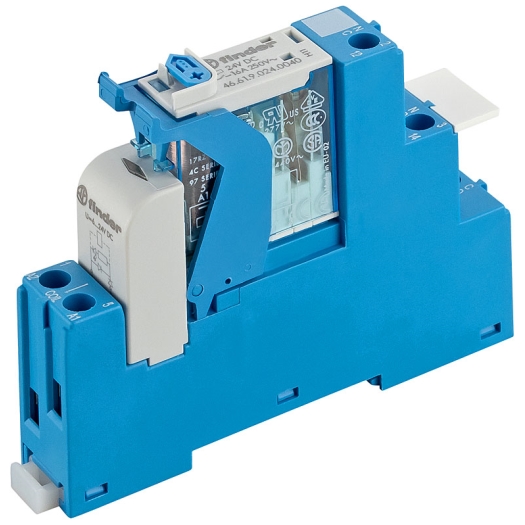 Koppelrelais serie 4C 1 wisselcontact, 24 V DC, 16 A