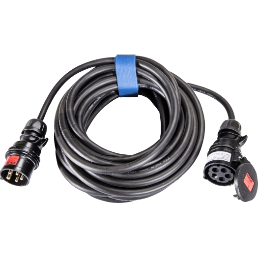 SIROX® CEE-verlengkabel H07RN-F 5G2,5 mm², 16 A, 5-polig, 400 V, 6 h 15 m IP 44 Zwart SIROX® CEE-verlengkabel H07RN-F 5G2,5 mm², 16 A, 5-polig, 400 V, 6 h 15 m IP 44 Zwart