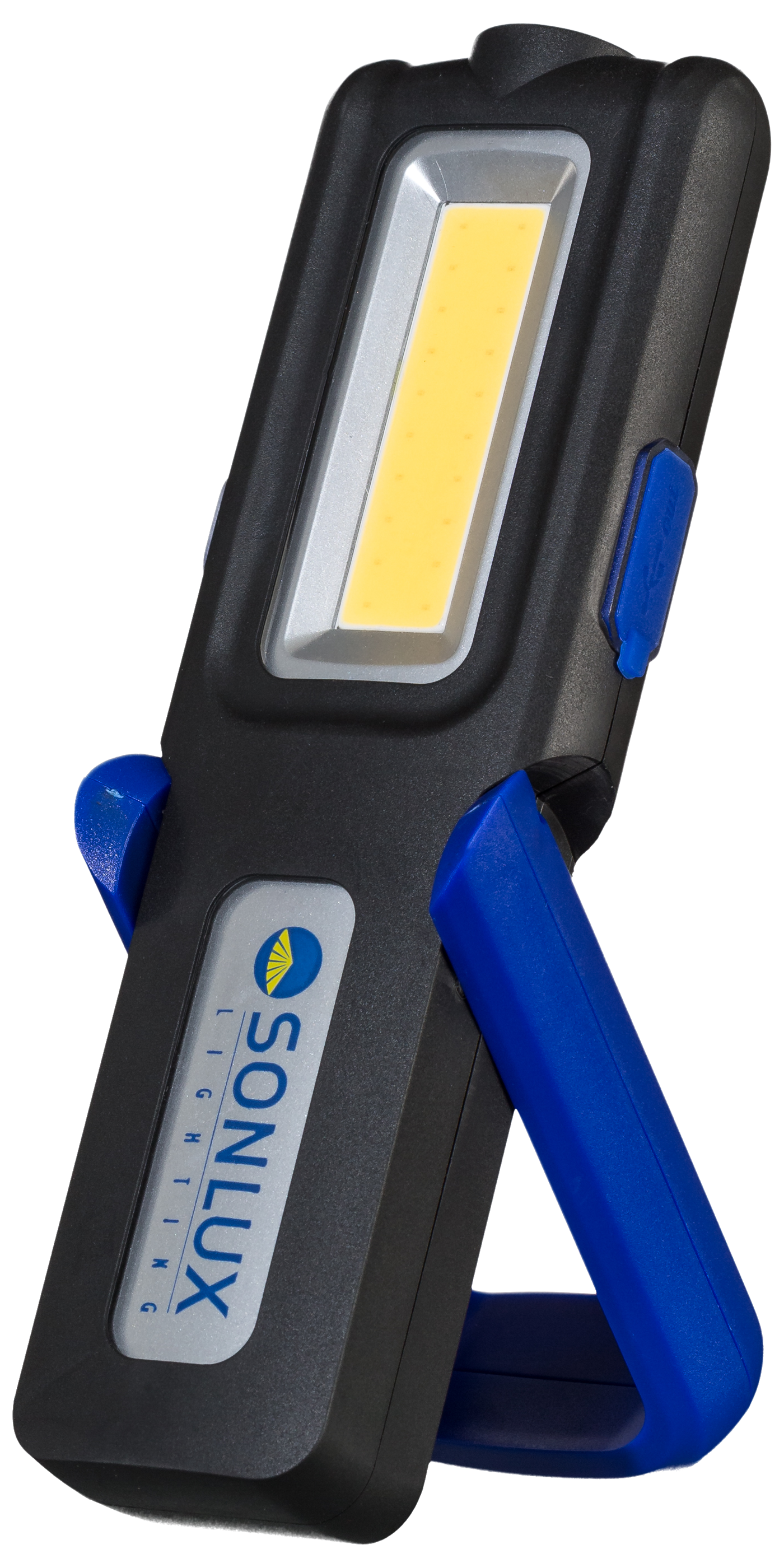ACHILLES MC Maxi, handlamp met magnetische houder, Li-Ion batterij (2.000 mAh), zwart/blauw
