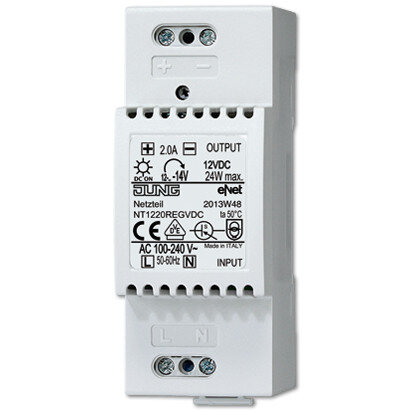 Jung Netvoeding din-rail