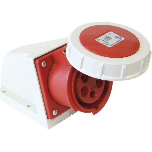 SIROX® CEE-wanddoos IP 67, 5-polig, 400 V, 6 h 16 A