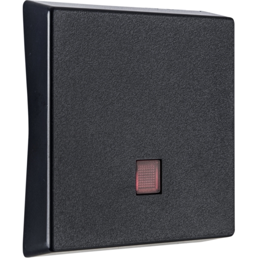 OPUS RESIST bedieningselementen met rode lens zwart