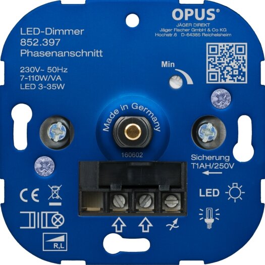 OPUS dimmer voor LED lampen 7 - 110VA / LED 3-35W