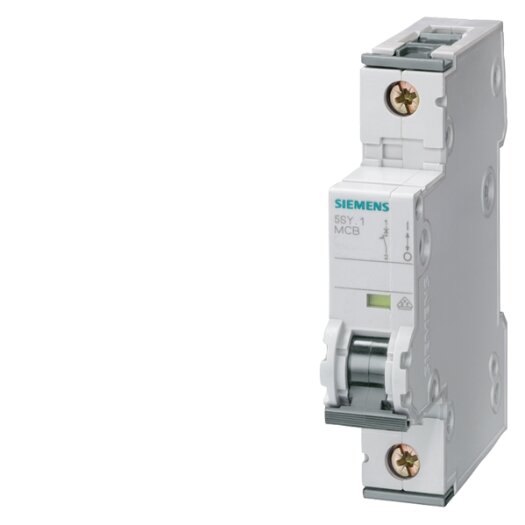 Stroomonderbreker, 230/400 V, Icn: 15 kA, 1P, Icu: 40 kA, C-Char, In: 6 A