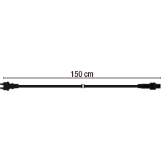 QUICK FIX® aansluitkabel "Schuko" voor QUICK FIX®-schroeffitting 230 V max. 1.800 W
