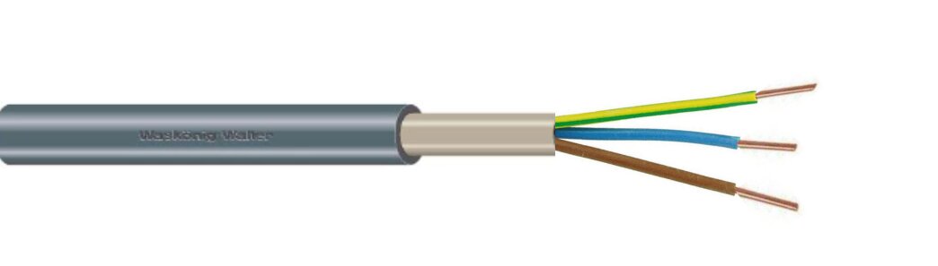 YMvK 3G2,5 mm² Dca kabel 100 m per ring Waskönig+Walter