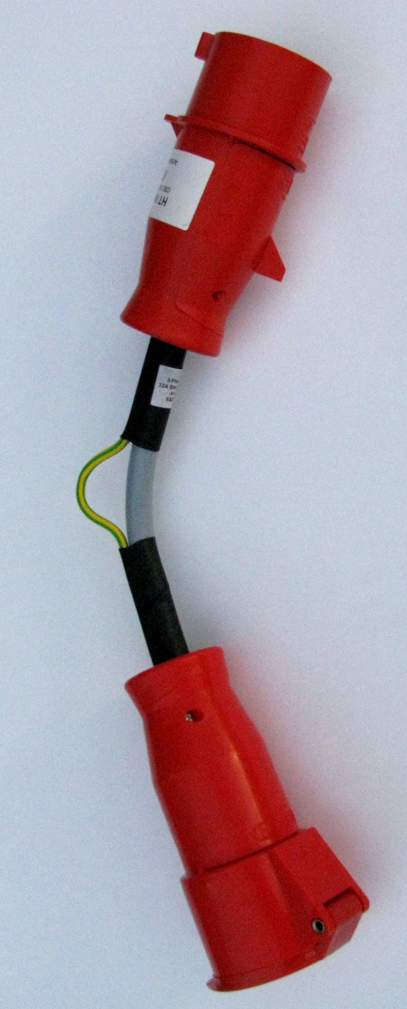 CEE 16A differentiële stroomadapter voor stroommeting van beschermende geleider