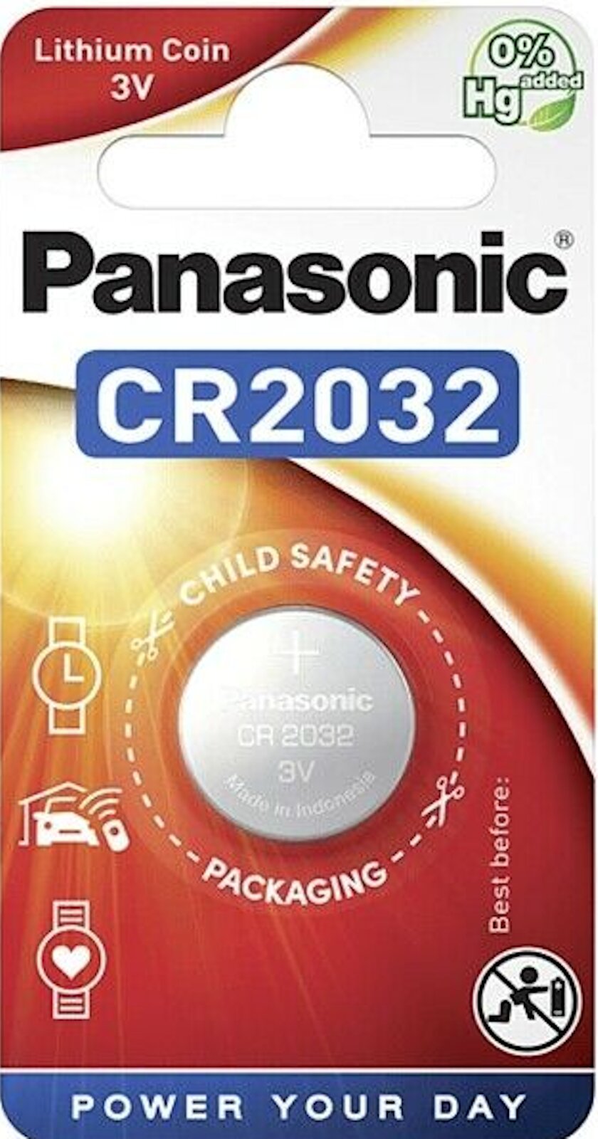 lithium knoopcellen CR- 2032