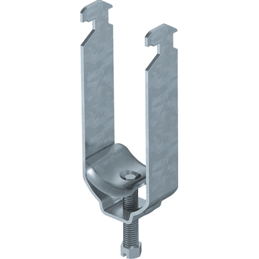 Beugelklem met metalen drukgoot, 2-voudig 22-28mm, St, FT