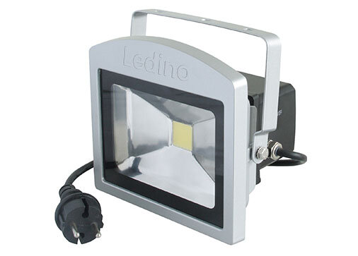 Ledino LED anti-paniek spotBenrath, 10W, 6500K, zilver