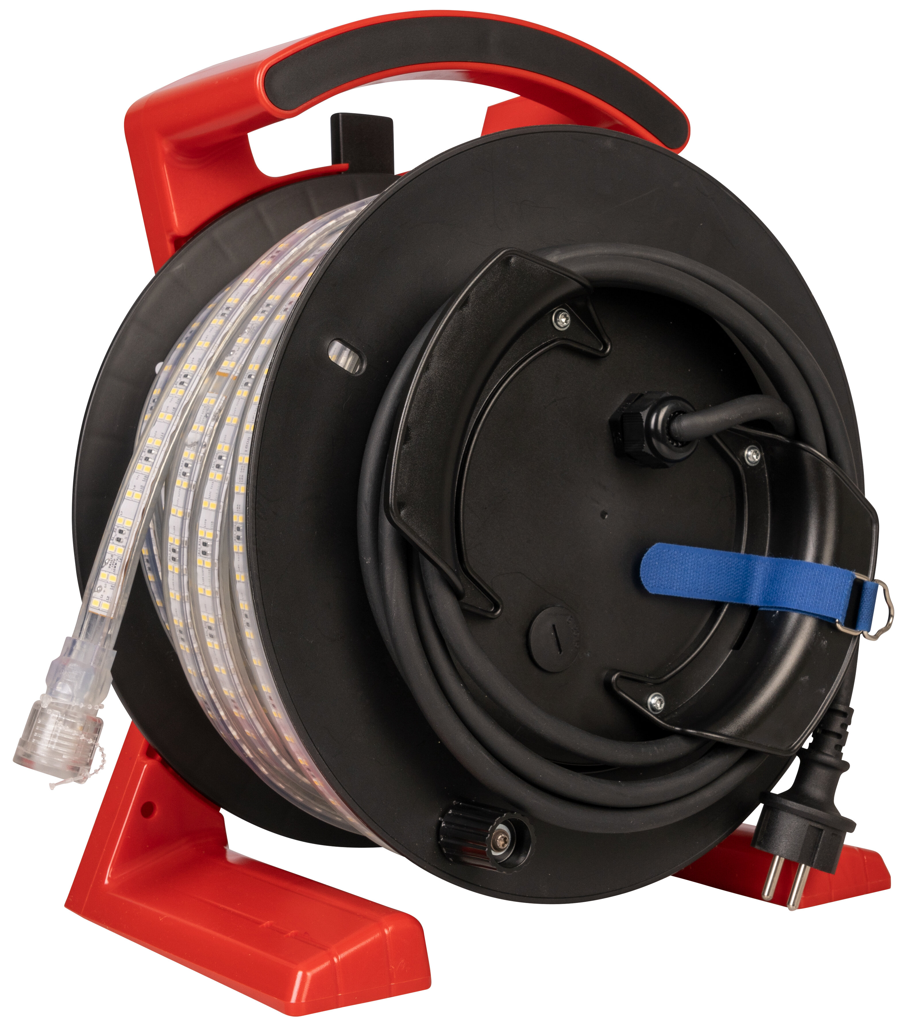 LED lichtslang op haspel , 25 meter, 5000K, 32.350 lumen, bouwplaatsverlichting