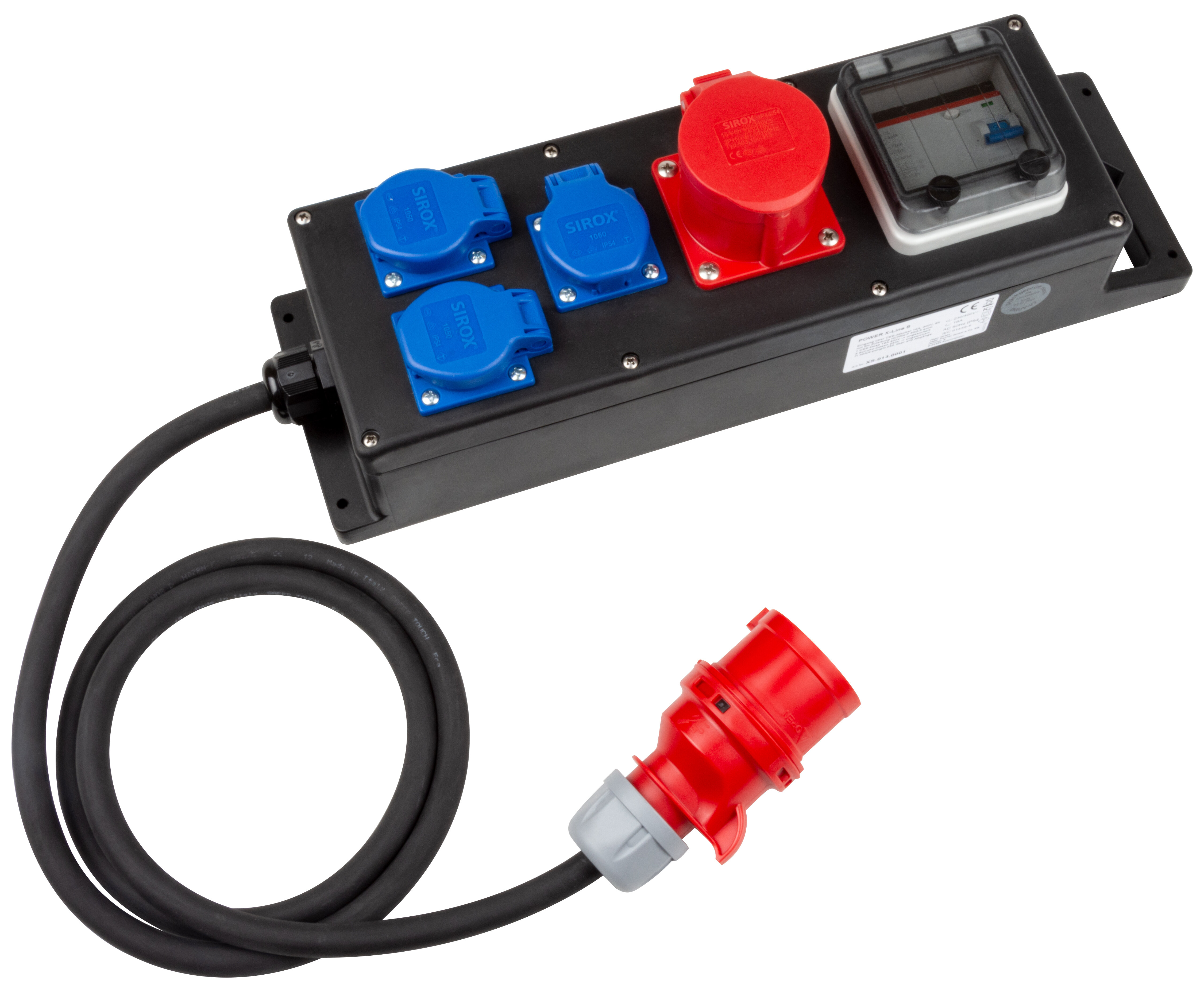 SIROX Rubberen verdeeldoos ''POWER X-line S'' 230V, 16A