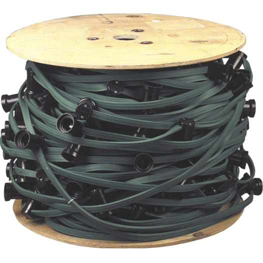 Prikkabel met gemonteerde fittingen E27 lampafstand 1.000 mm (99 fittingen), E 27
