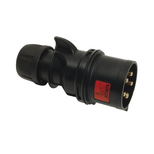 SIROX CEE stekker 32A, 5P, 400 V, 6 h,  IP 44 (5-polig)