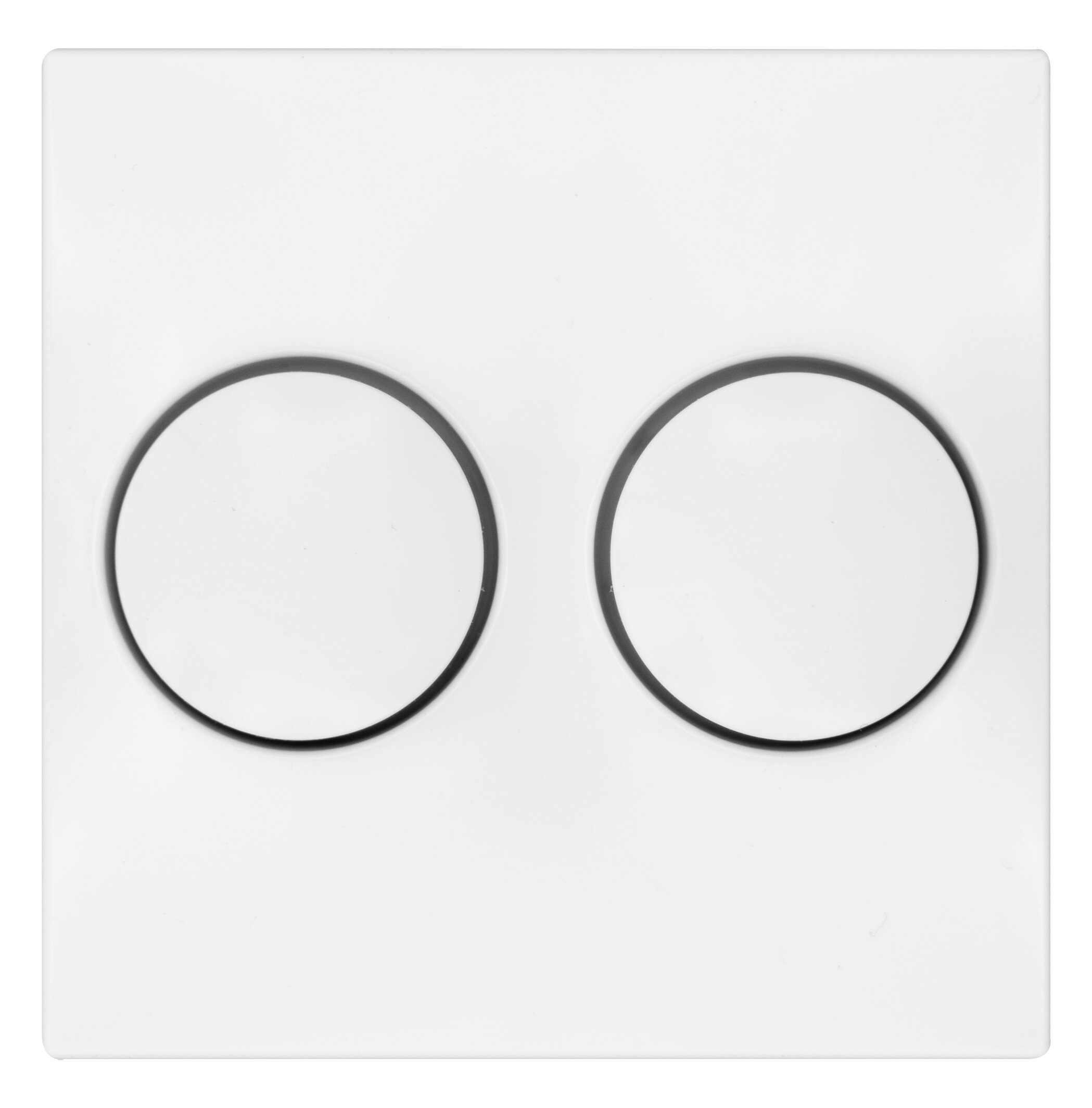 OPUS® 55 afdekking voor duo dimmer polarwit
