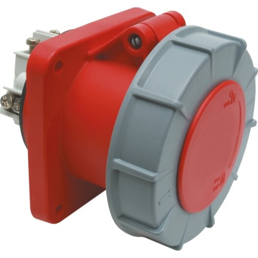 SIROX® CEE-aanbouwdoos IP 67, 5-polig, 400 V, 6 h, recht 63 A, met pilootcontacten ** SIROX® CEE-aanbouwdoos IP 67, 5-polig, 400 V, 6 h, recht 63 A, met pilootcontacten **